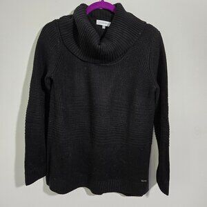 Calvin Klein Cowl Neck Sweater color black size M